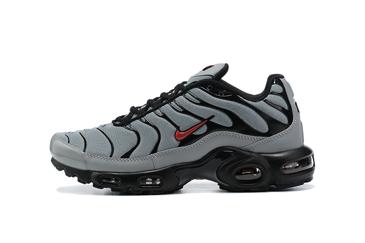2021 Nike Air Max Plus LX Grey Black Red Running Shoes